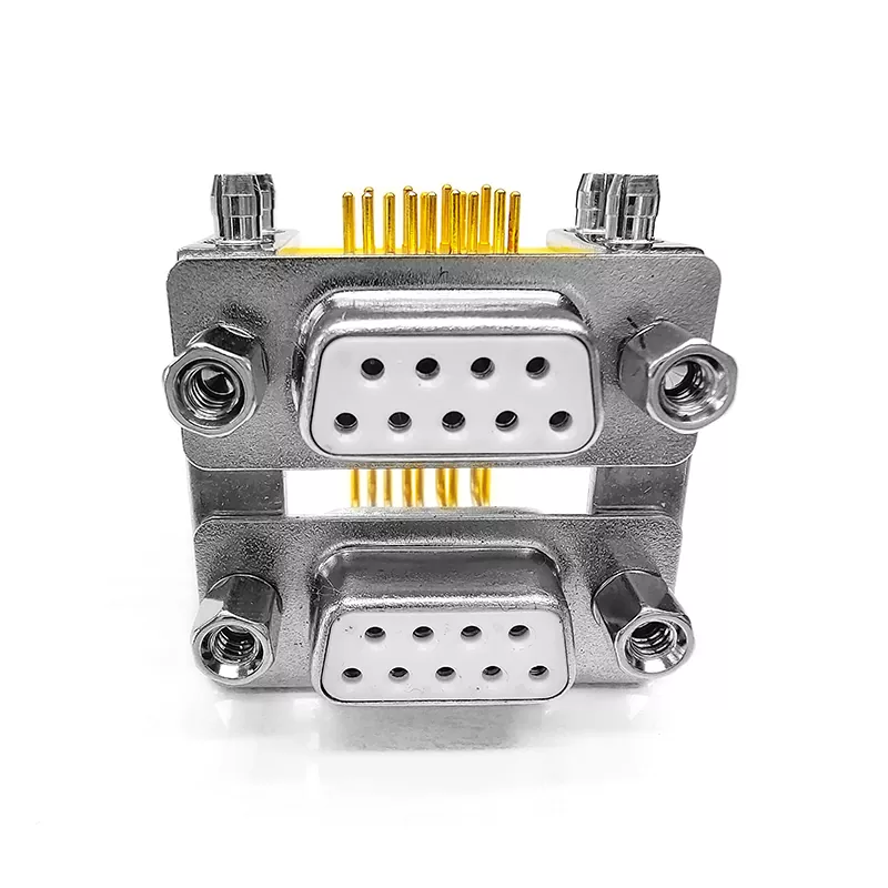 9 pin Standard Dual Port D Sub Connector er en af ​​de uundværlige elektroniske komponenter